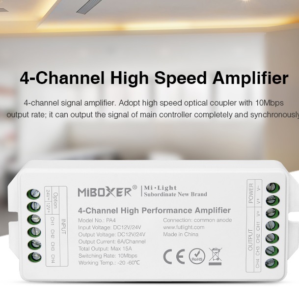 4-Channel High Performance Amplifier