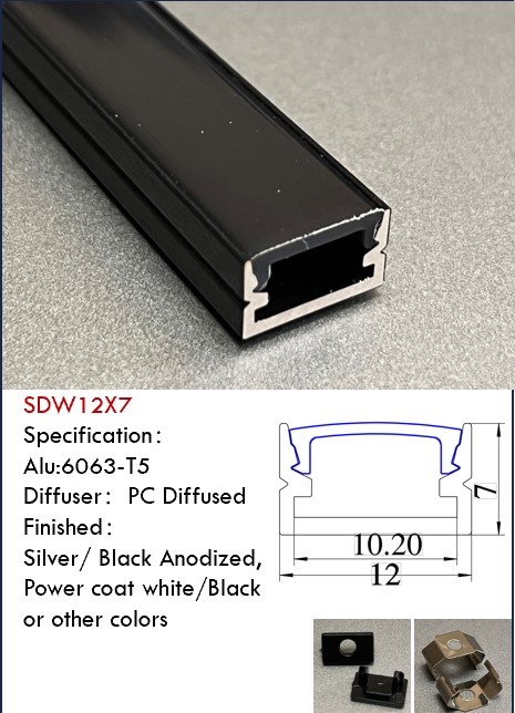 Mini Low Profile LED Aluminum Channel