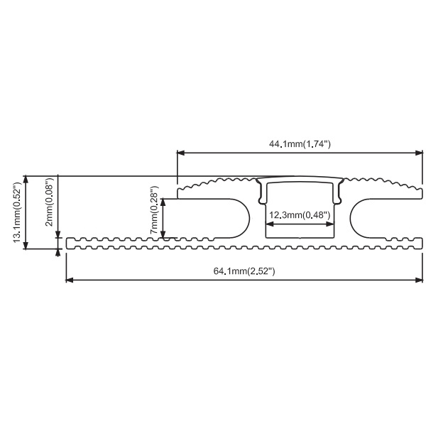 Floor Carpet Led Aluminum Extrusion