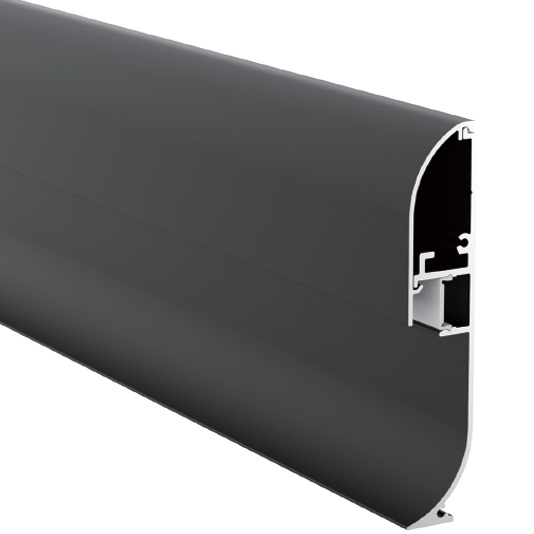 15*80MM Black Skirting Led aluminum channel